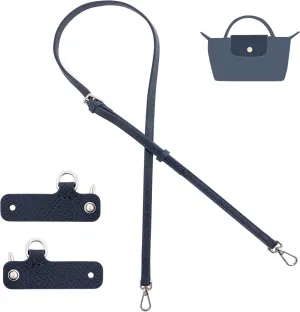 Genuine Leather Crossbody Strap and Conversion Kit for Longchamp Mini Bag Strap Kit - Durable, Easy to Install, and Stylish