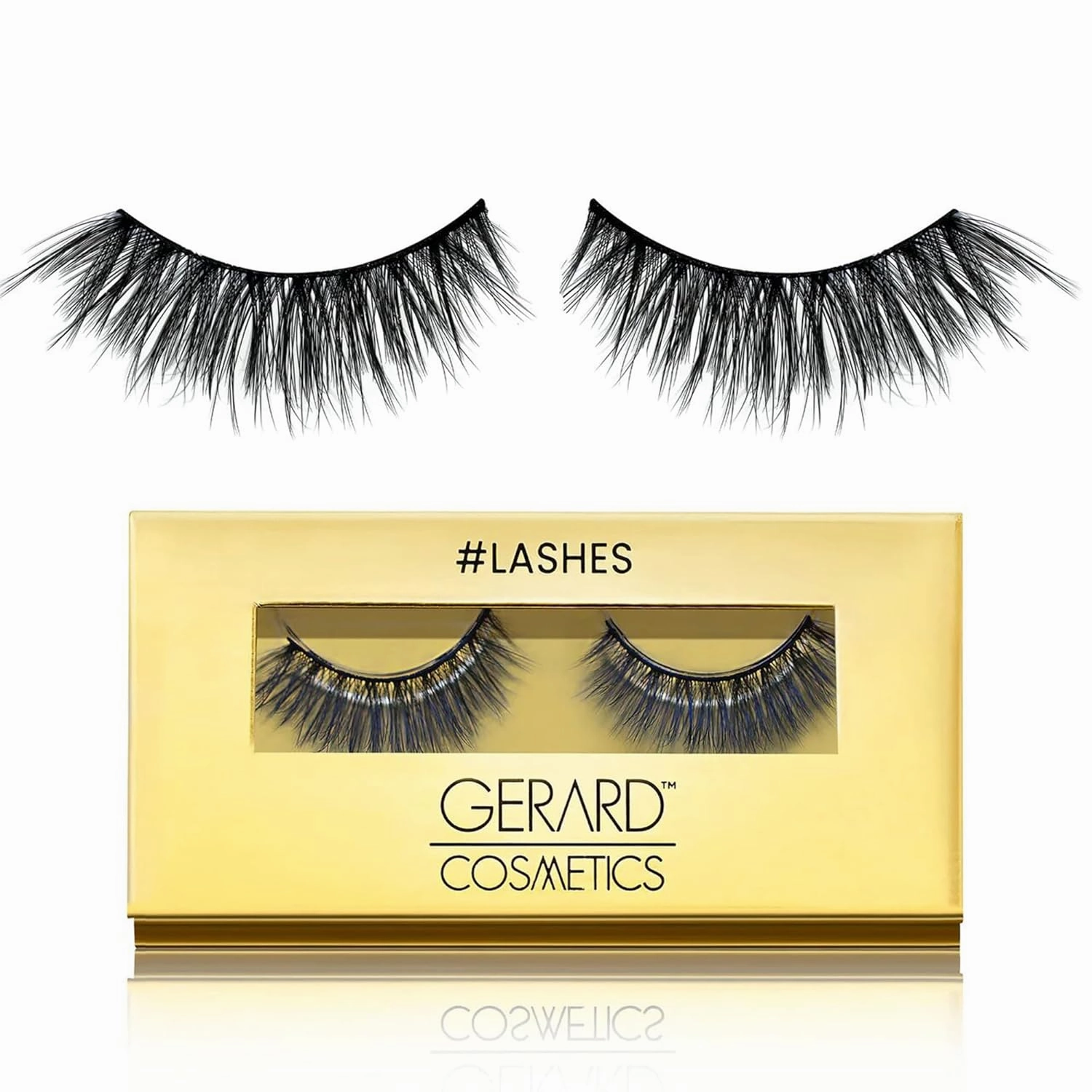Gerard Cosmetics #Savage #Lashes, High Volume Dramatic Lashes, Reusable, Perfectly Curled False Lashes, Cruelty Free & Vegan (1 Pair)