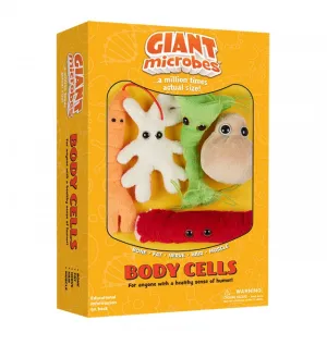 GIANTmicrobes Body Cells Themed Gift Box, Biology Gifts, Science Teacher Gifts, Cell Biology, Cell Plush, Bag Charms