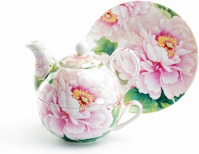 Gracie China Empire Peony Fine Porcelain Tea For One Set
