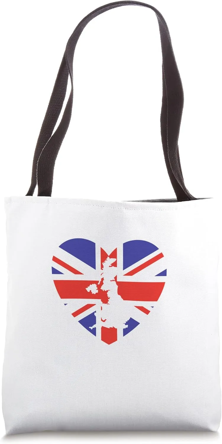 Great Britain Flag Great Britain Lover I Love Great Britain Tote Bag