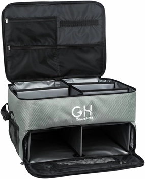 GreenHaven Golf Trunk Organizer - Waterproof Car Shoes Bag With Separate Ventilated Compartments, Large Storage Box for Balls, Tees, Clothes, Gloves, Accessories - Gift for Father