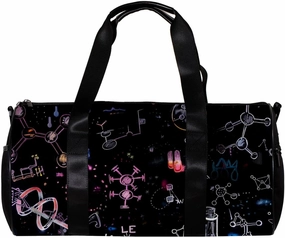 Gym Bag for Women,Small Gym Bag for Men,Science Theme Chemistry,Overnight Bag