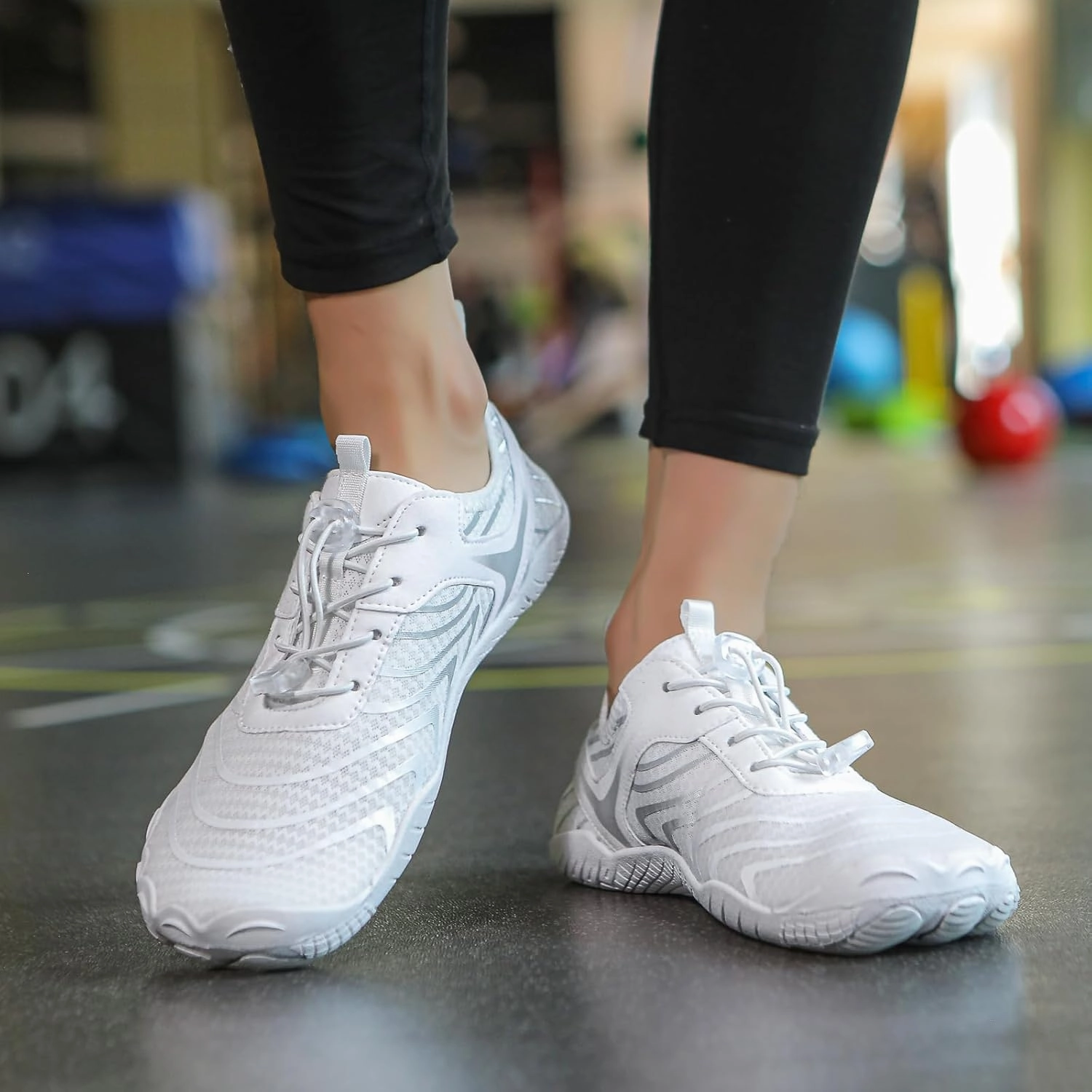 Hike Barefoot Water Shoes for Women Men, Barefoot Shoes with Wide Toe Box, Non-Slip & Quick Dry Breathable Aqua Socks for Beach Pool Aqua Swim Surf Hiking Walking Shoes