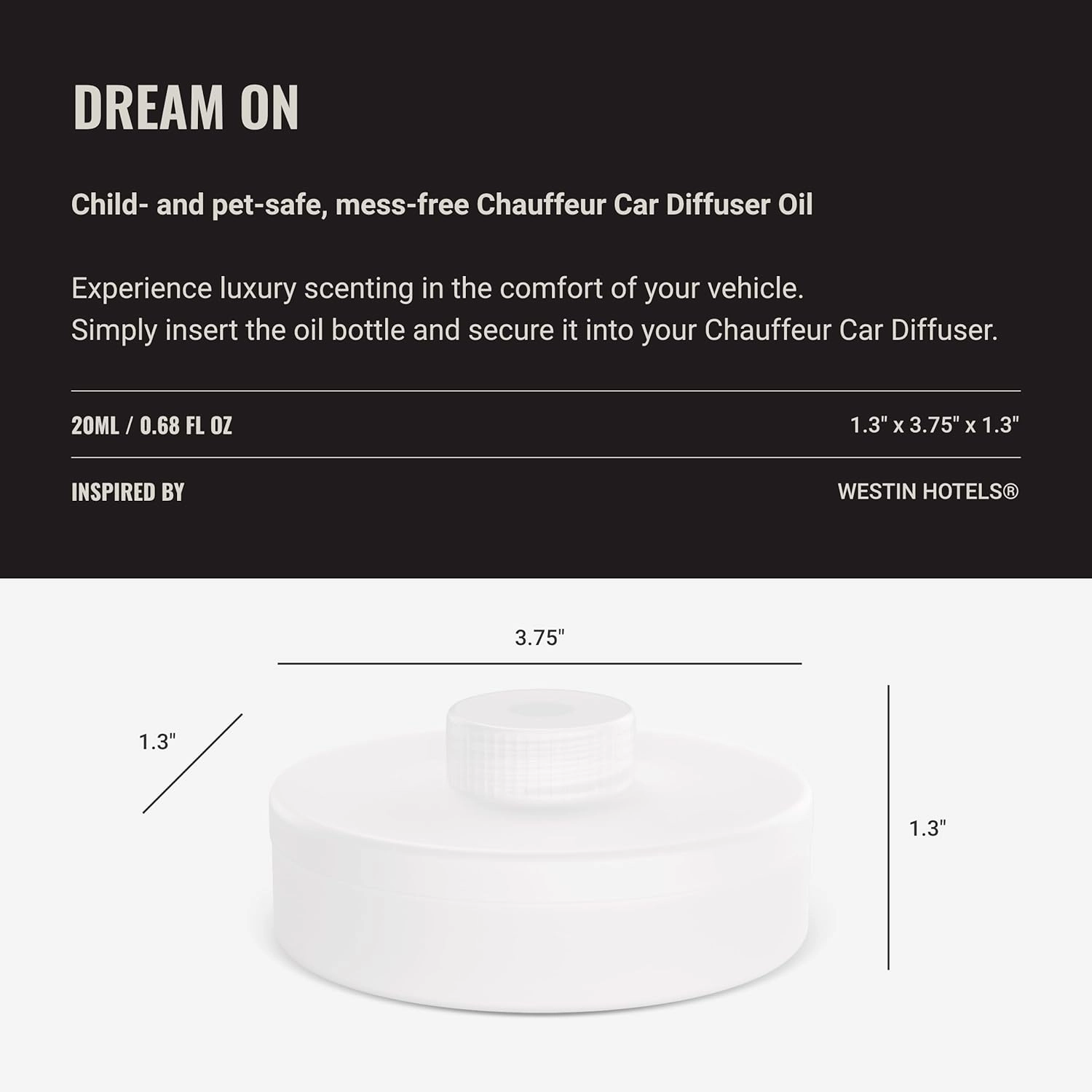 Hotel Collection - Jedi Chauffeur Car Diffuser Oil - Light Side Luxury Essential Car Diffuser Oil - Bergamot Damask Rose Chinese Black Tea - 20ml