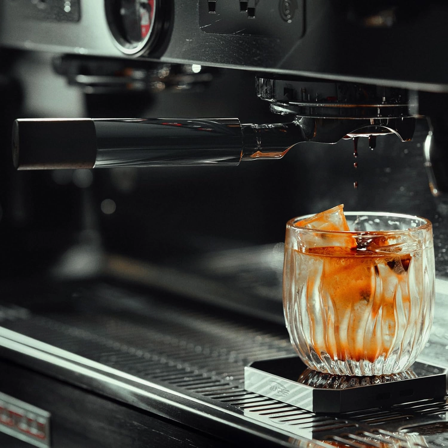 IKAPE 54mm Bottomless Naked Portafilter, Suitable for 54mm Breville Barista Series BES870/878/880 Machine & Solis Barista Machines (Included 18g Capacity Filter Basket)
