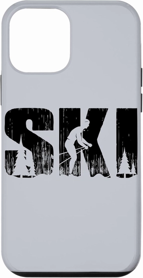 iPhone 12 mini Ski Cross Country Skiing Funny Winter Sport Gifts for Skier Case