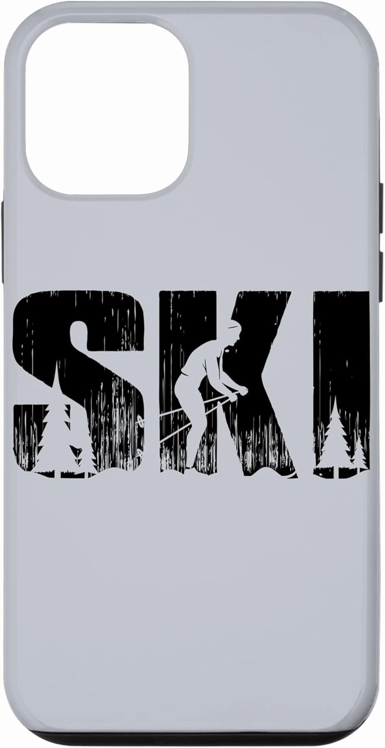 iPhone 12 mini Ski Cross Country Skiing Funny Winter Sport Gifts for Skier Case