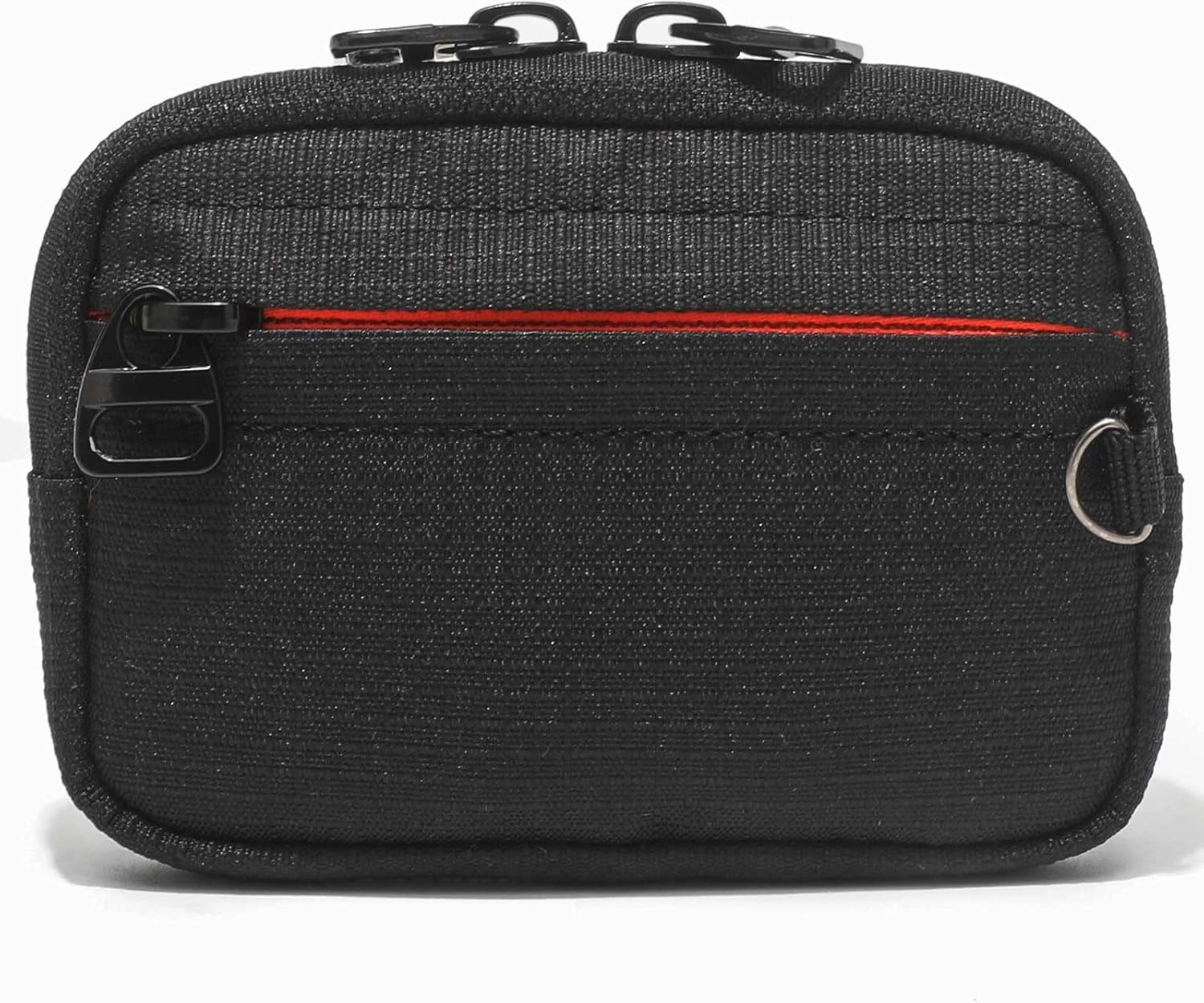 JEMINAL Lanyard Travel Little Coin Purse Pouch Fit for Men & Women & Boys & Girl: Change & Cards & Cash Dual Zip Travel Wallet with Keychain - Men's Detachable Nylon Essentials Change Pouch Purse