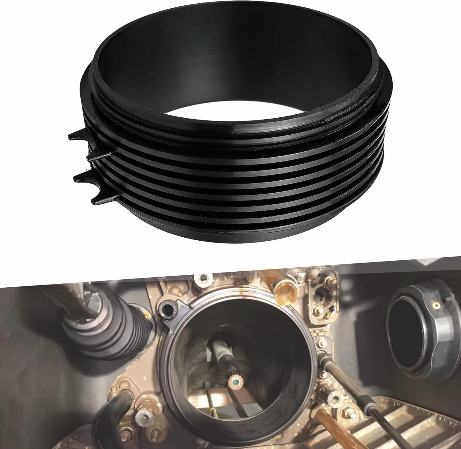 Jet Pump Wear Ring Fit for Sea-Doo Seadoo Spark 2 UP & 3 UP 900 HO Ace Trixx Spark Models 2014-2020, 267000617 267000813 267000925, Updated Version 267-000-617 267-000-813 267-000-925