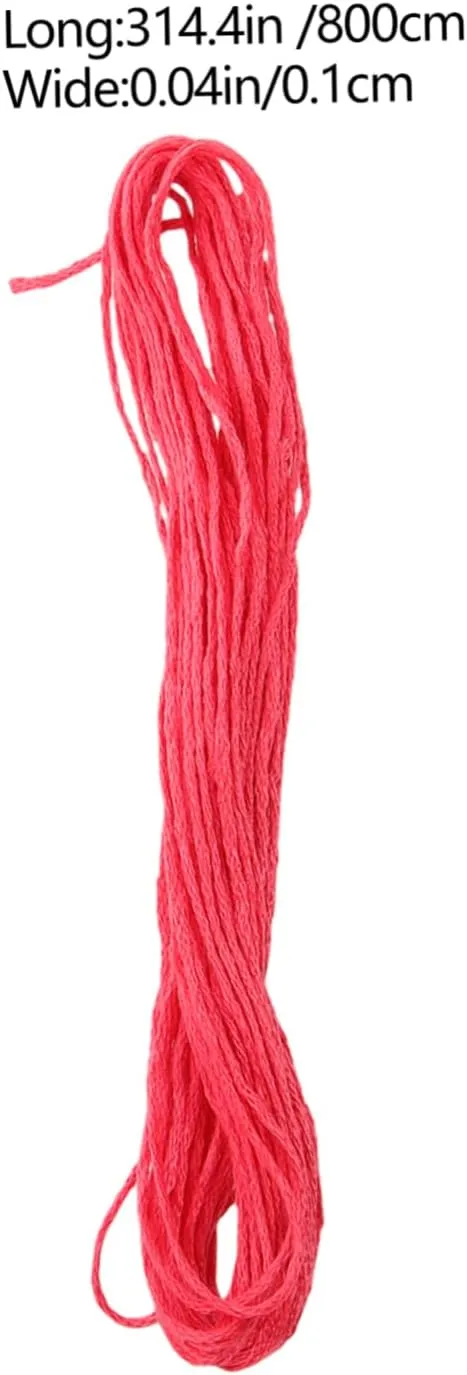 jojofuny 100 Bundles of Multi Function Embroidery Thread Convenient Cuttable Sewing Kit for Cross Stitch Quilting Needlework and More Durable Non Fading and Smooth Finish