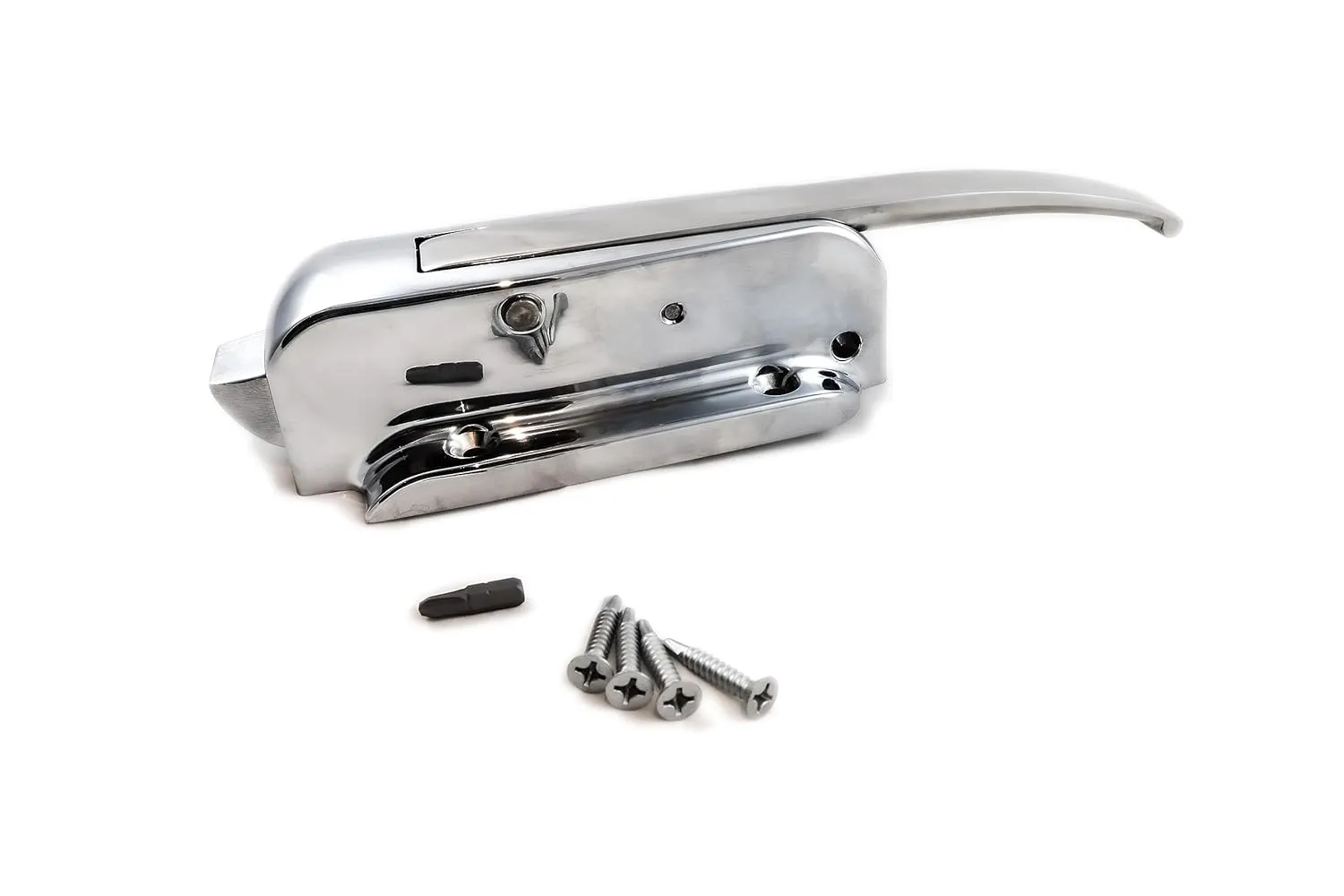 Kason 0056 Polished Chrome Latch Body with Hardware KIT