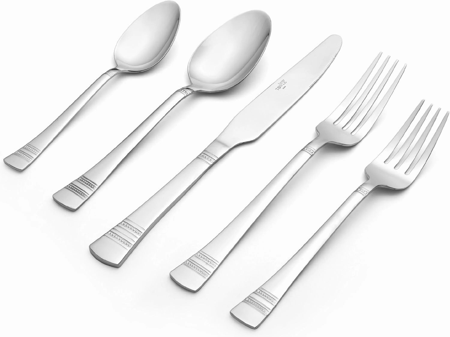 Kensington 20-Piece Stainless Steel Flatware Set, Service for 4