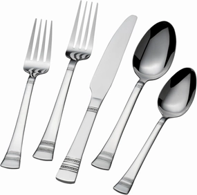 Kensington 20-Piece Stainless Steel Flatware Set, Service for 4