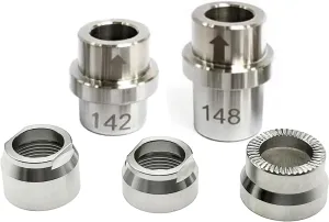 KICKR Thru Axle Adapter Kit, Compatible with Wahoo KICKR CORE and KICKR V4 and Newer Models, 2024 Upgrade Stainless Steel Fit for WFKICKRTHRUAXLEKIT, More Durable and Rust Resistant