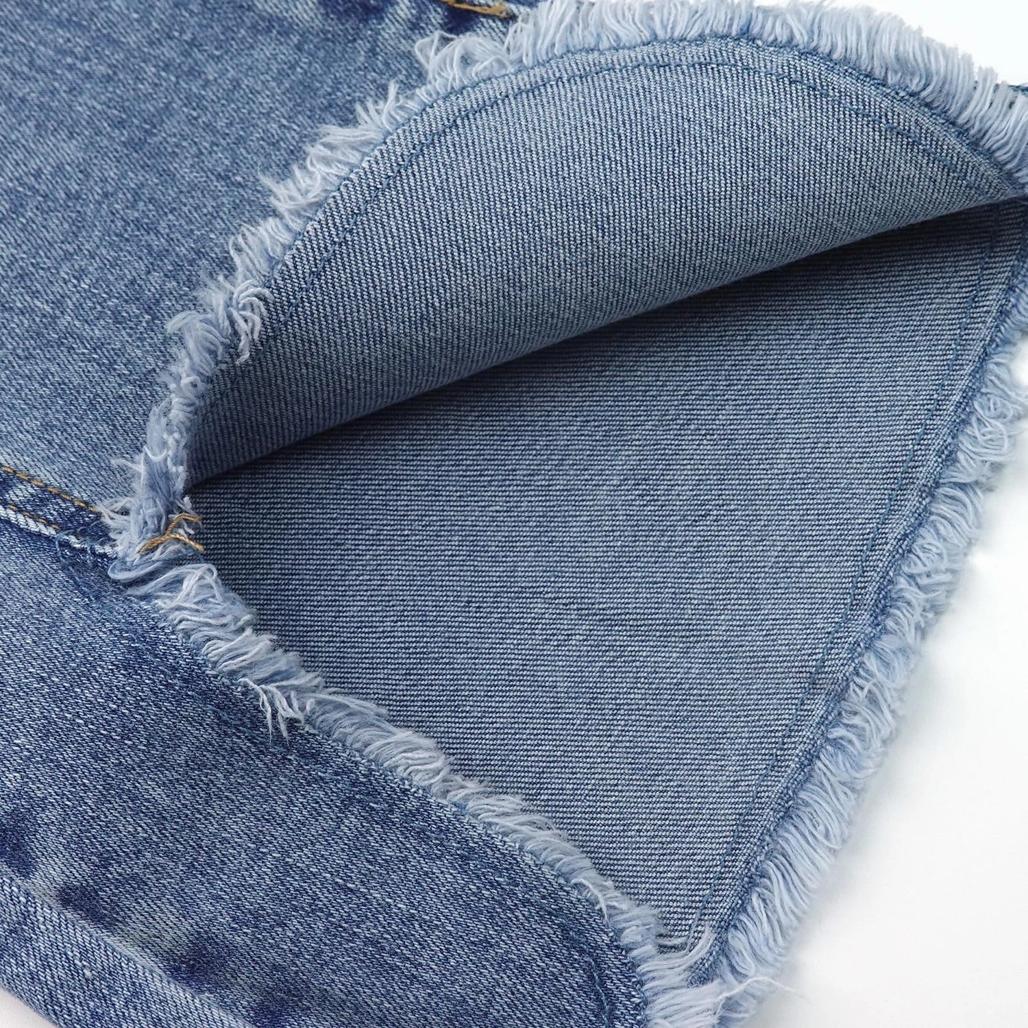 KIDSCOOL SPACE Girls Flared Denim Pants, 18M-14T Wide Age Ranges Elastic Waistband Inside Stretchy Slim Jeans