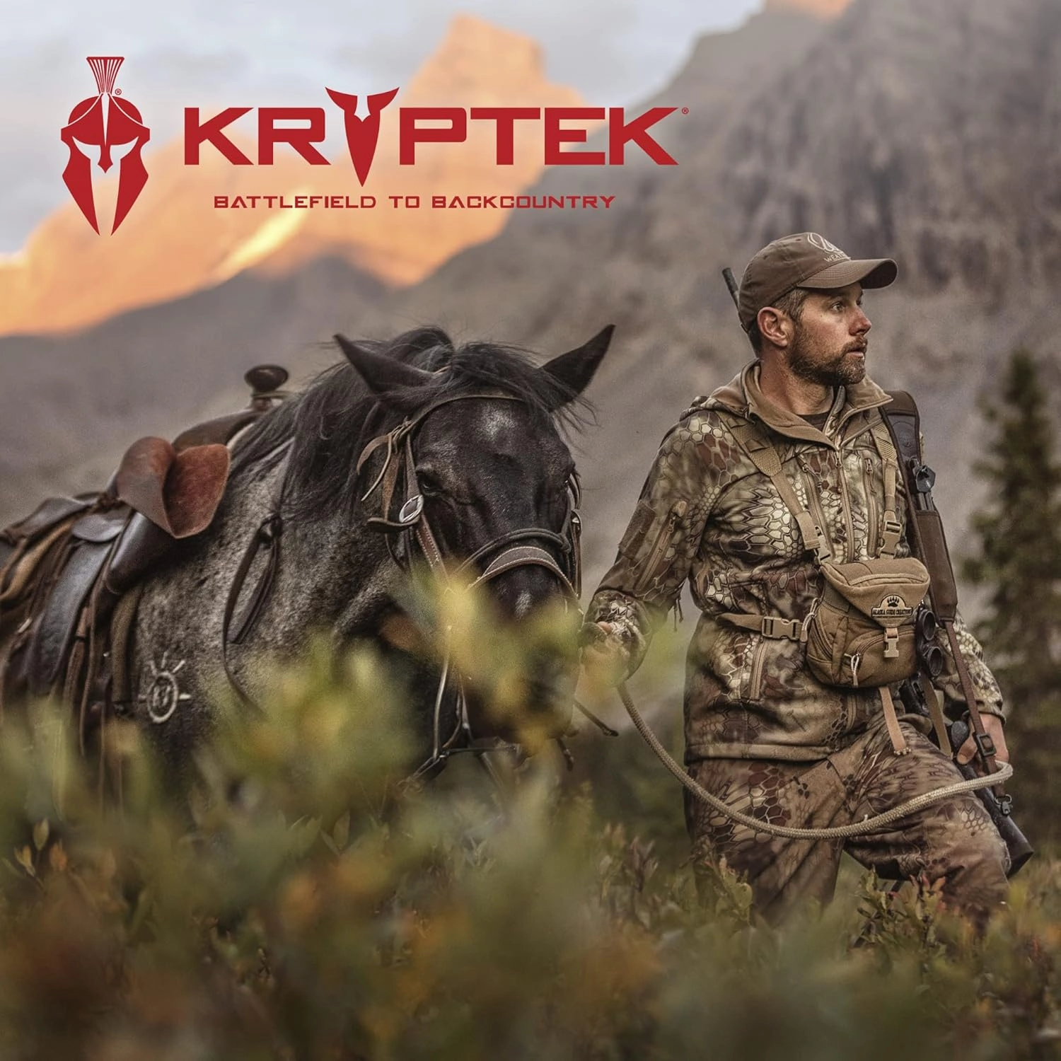 Kryptek Men's Hyperion Short Sleeve, Lightweight, Breathable, Stealthy Camo Hunting and Fishing Shirt