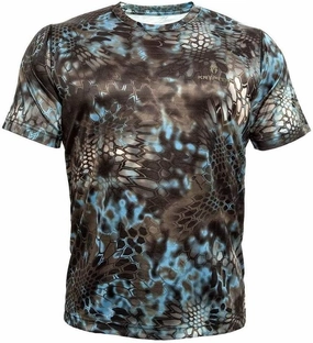 Kryptek Men's Hyperion Short Sleeve, Lightweight, Breathable, Stealthy Camo Hunting and Fishing Shirt