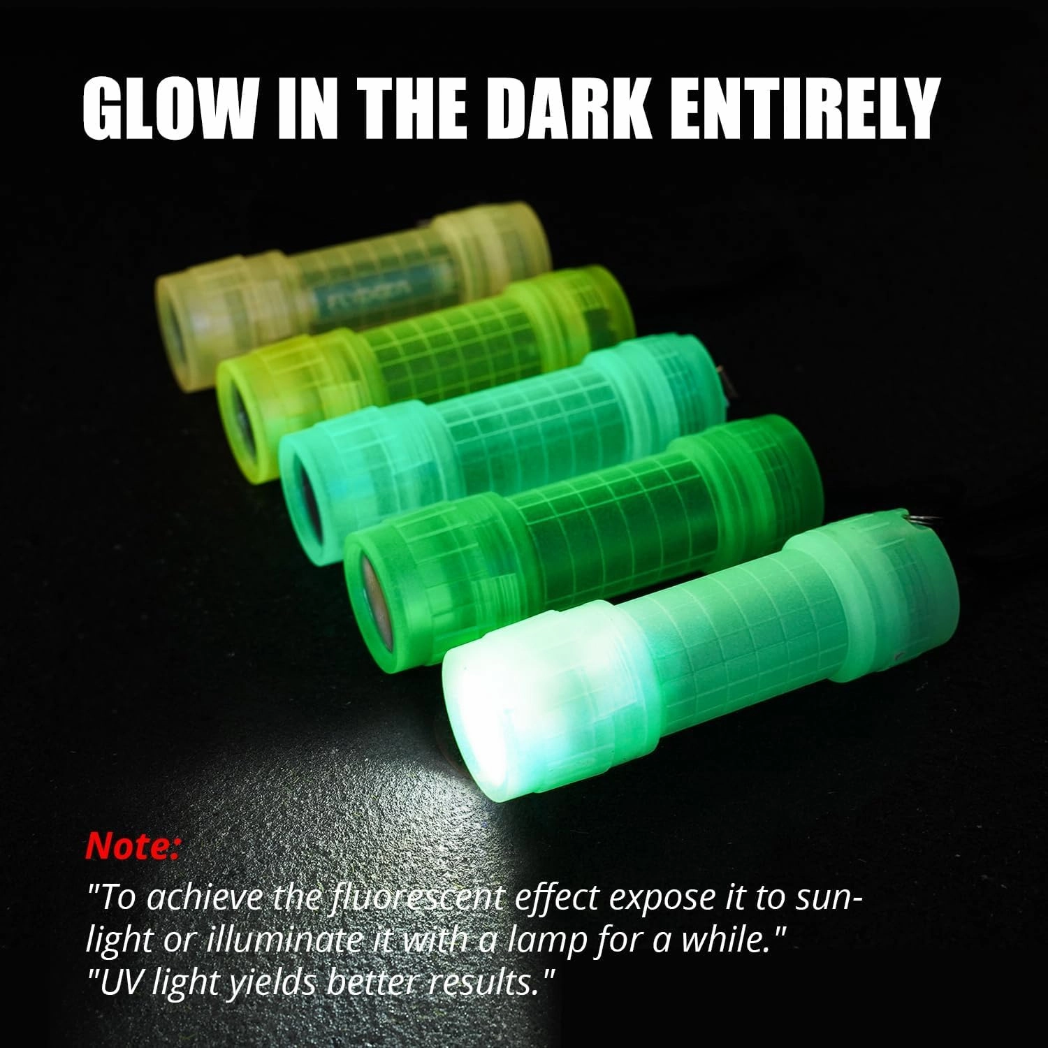 KunHe 15 Pack Glow in Dark Flashlights Mini Flashlight for Kids Bulk Flashlights with Batteries Included for Teaching Kids Birthday Party Christmas Gifts Stocking Stuffers
