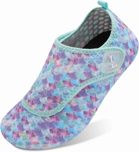 L-RUN Womens Mens Water Shoes Wide Toe Barefoot Swim Shoes for Beach Pool Sand Yoga Quick Dry Adluts Aqua Sock Non Slip