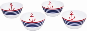 Lake Melamine Dinnerware - Set of 4 Salad Bowls