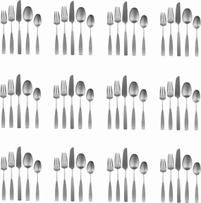 Lauffer by Towle Bedford 18/8 Stainless 60pc. Flatware Set (Service for Twelve)