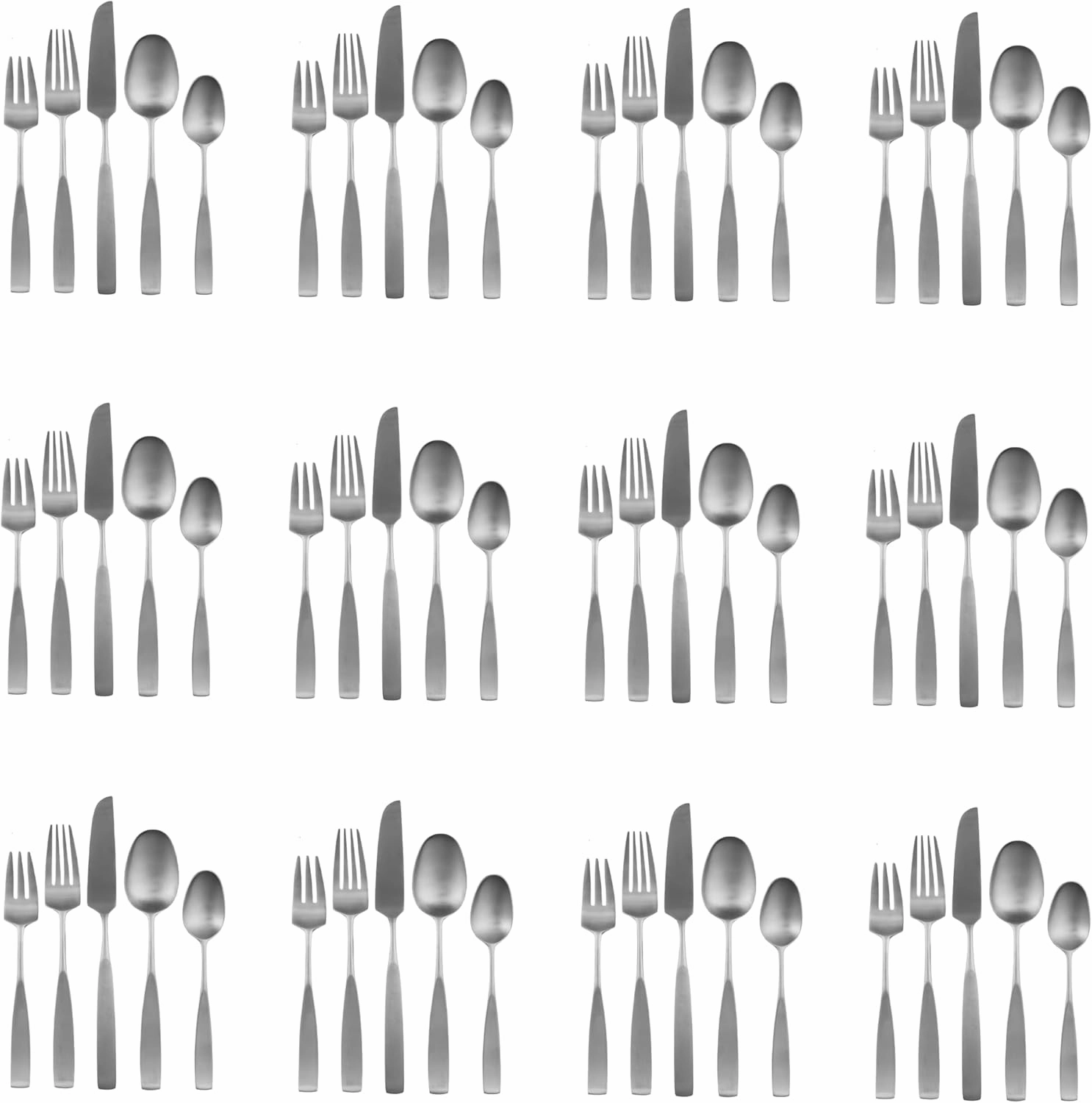 Lauffer by Towle Bedford 18/8 Stainless 60pc. Flatware Set (Service for Twelve)