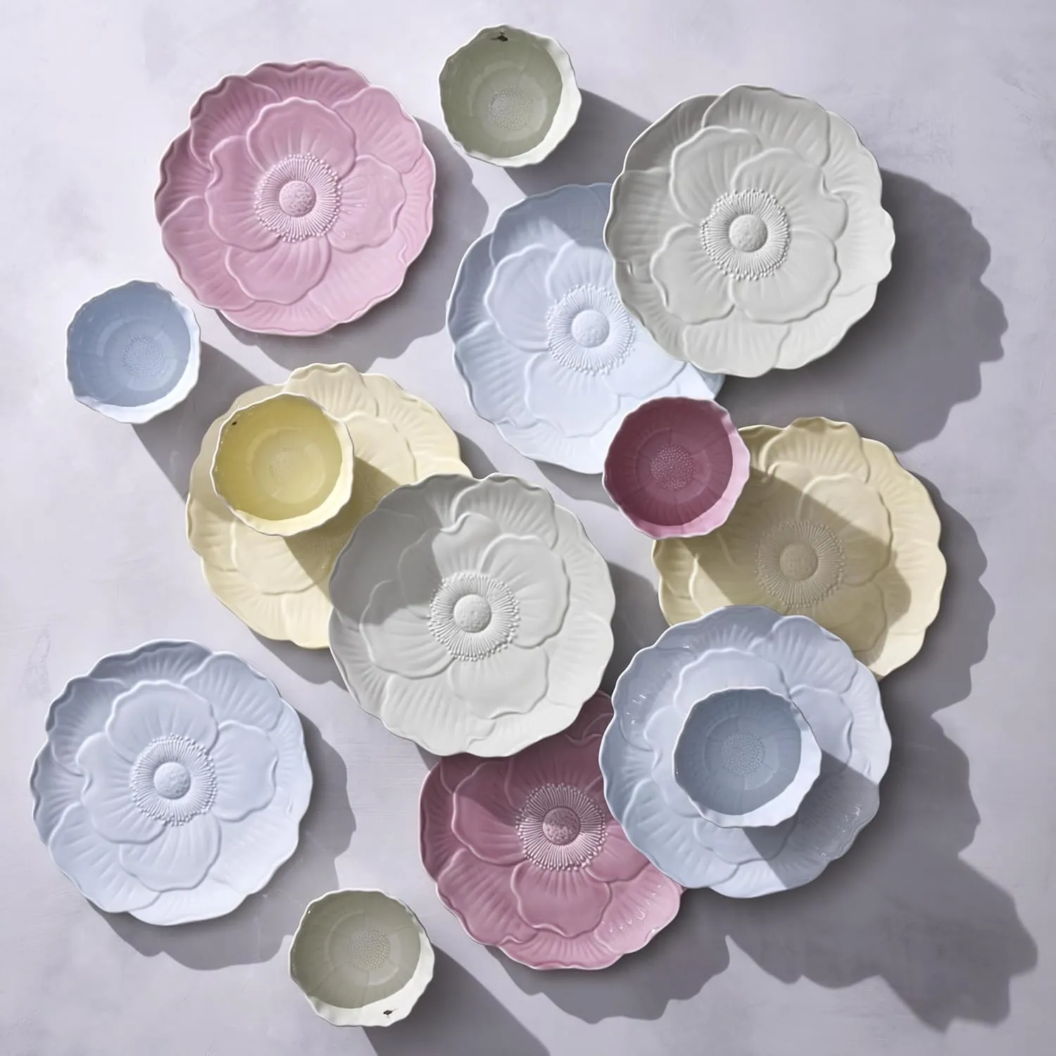 Lenox 897766 Butterfly Meadow Floral Accent Plates, Blue, Set of 4
