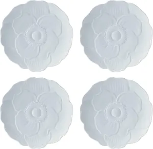 Lenox 897766 Butterfly Meadow Floral Accent Plates, Blue, Set of 4