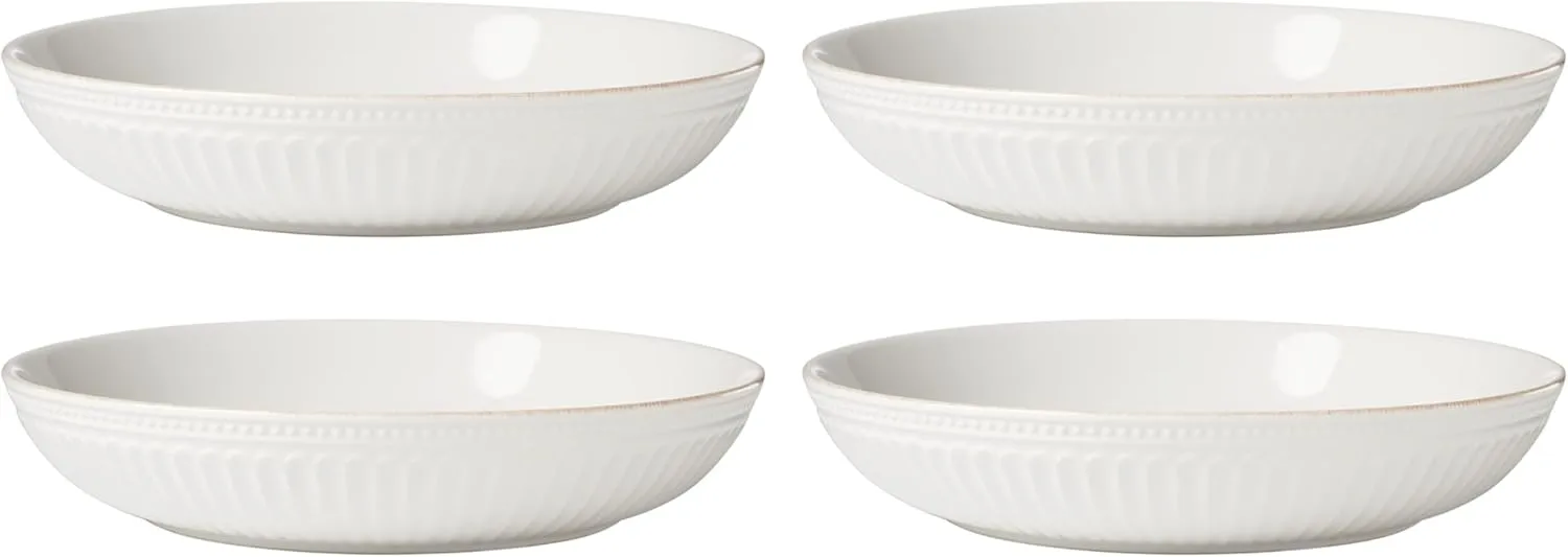 Lenox French Perle Groove, 12 Count, 12-Piece Dinnerware Set (Bowls)
