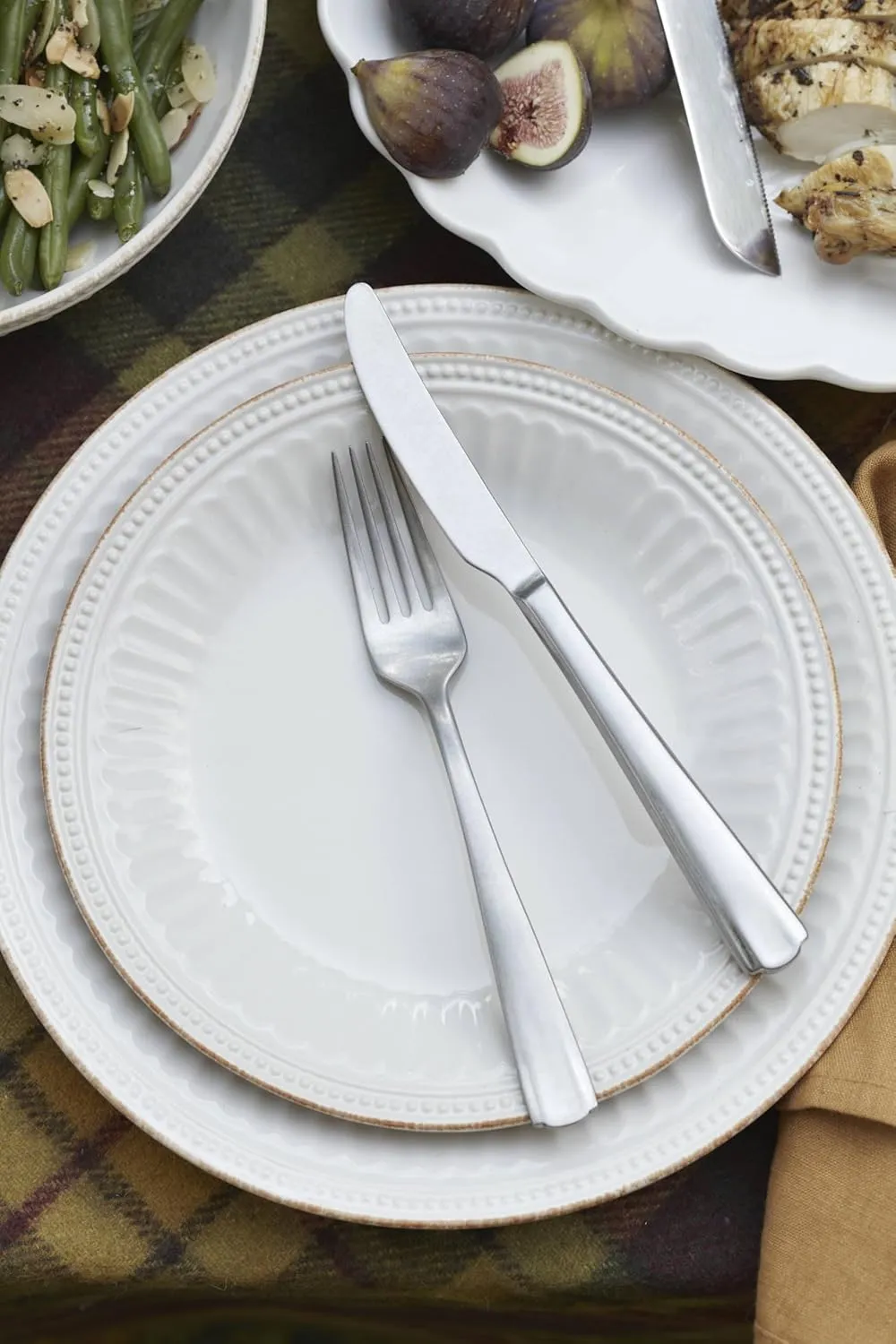 Lenox French Perle Groove, 12 Count, 12-Piece Dinnerware Set (Bowls)