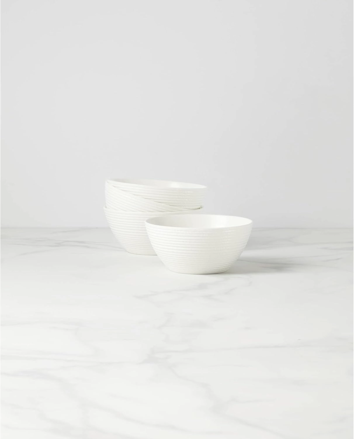 Lenox Lx Collective White Fruit Bowls, Set of 4, 2.35 LB