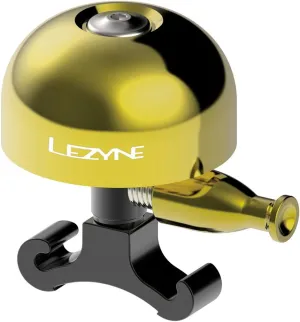 Lezyne Classic Brass Bicycle Bell - Medium - Bulk Box of 14 (Brass/Black)