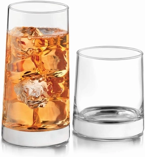 Libbey Cabos 16-Piece Tumbler and Rocks Glass Set