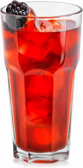 Libbey Gibraltar Tumbler Glasses Set of 12, 16-Ounce, Iconic Heavy Base Tall Cocktail Glasses, Dishwasher Safe Glass Tumblers for Everyday Use