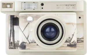 Lomography Lomo'Instant Wide Camera, el Nil Edition, 90mm Lens, 3 Attachments, Built-in Flash