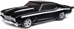 Losi RC Car 1/16 1970 Chevelle 2 Wheel Drive Mini No Prep Drag Car RTR Includes Everything Needed no Other purchases Required Black LOS01023T2