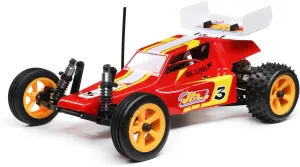 Losi RC Car 1/16 Mini JRX2 Brushed 2 Wheel Drive Buggy RTR Includes Everything Needed to Run Red LOS01020T1