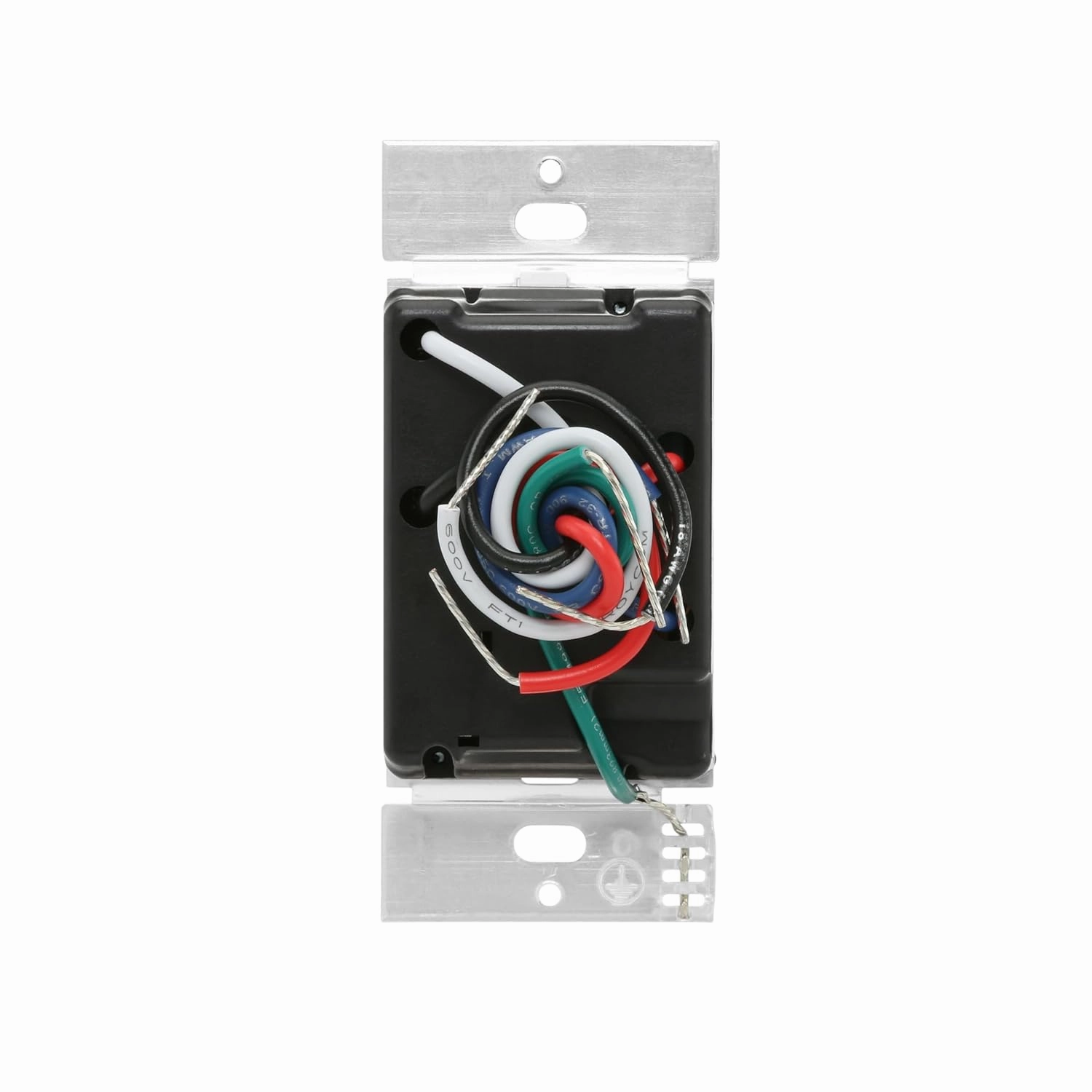 Lutron Claro Smart Switch for Caseta Smart Lighting (Lutron Smart Hub Required), for LED Lights and Fans, 5 Amp, Single-Pole/3-Way, Neutral Required, DVRF-5NS-IV, Ivory