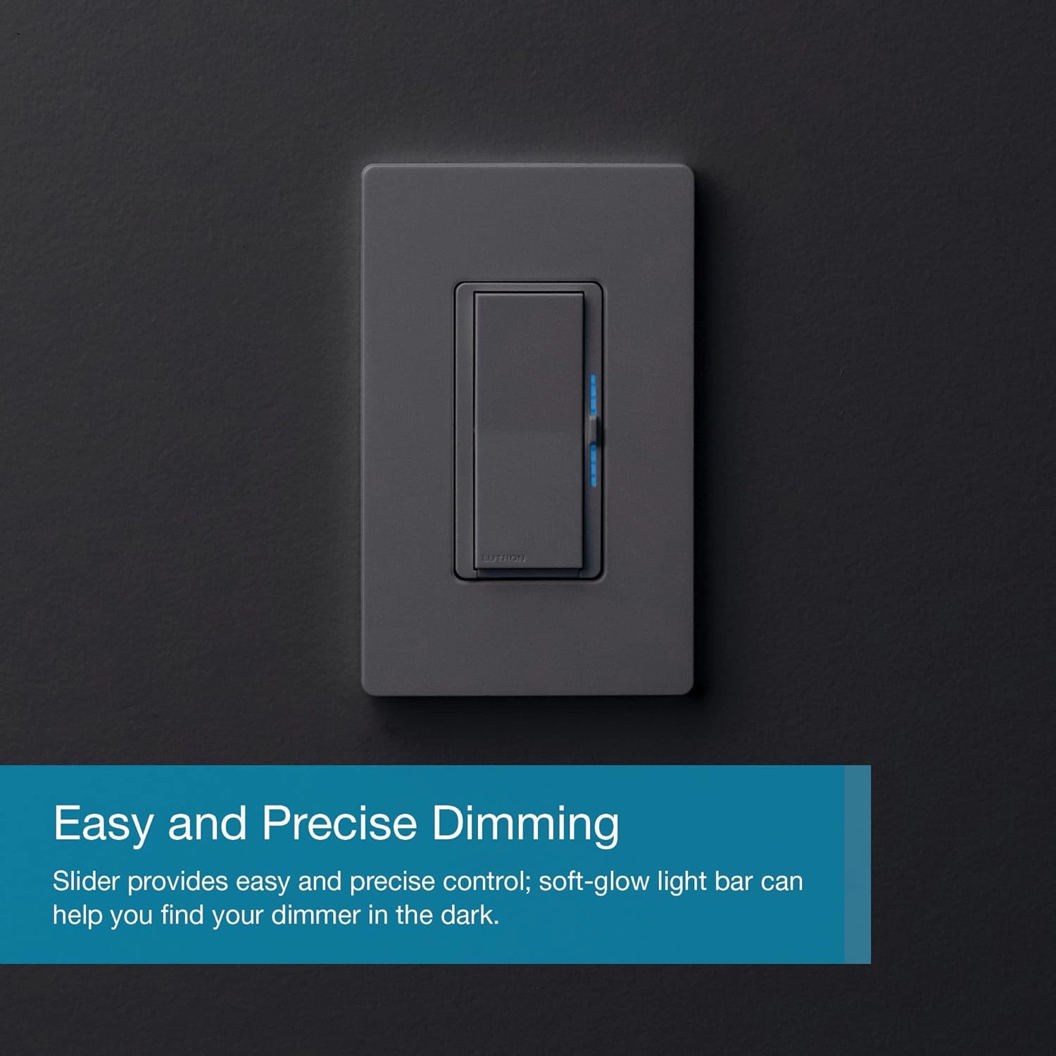 Lutron Diva Smart Dimmer Switch for Caseta Smart Lighting (Lutron Smart Hub Required), for LED Lights, 150 Watt, Single-Pole/3Way, No Neutral Required, DVRF-6LS-WH-2, White, 2 Pack