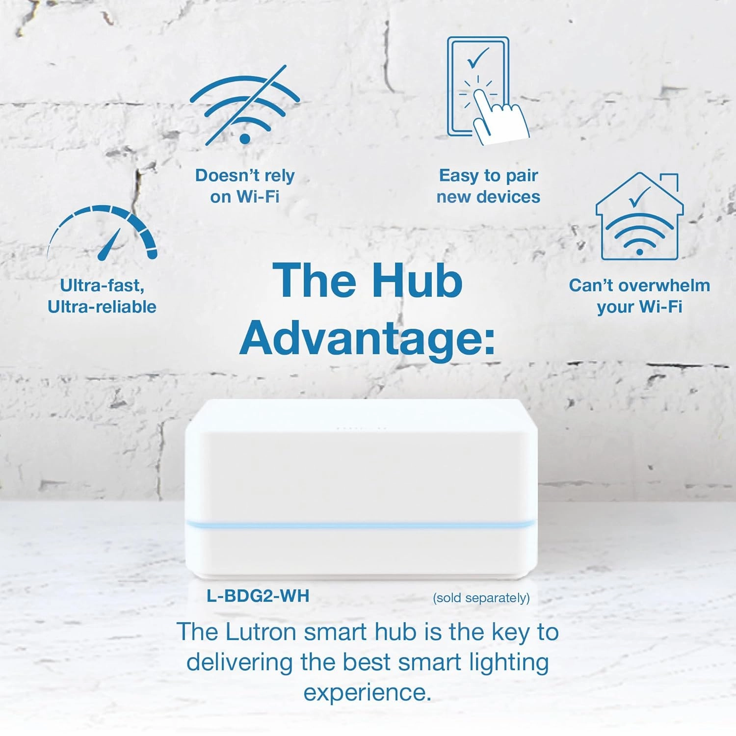 Lutron Diva Smart Dimmer Switch for Caseta Smart Lighting (Lutron Smart Hub Required), for LED Lights, 150 Watt, Single-Pole/3Way, No Neutral Required, DVRF-6LS-WH-2, White, 2 Pack