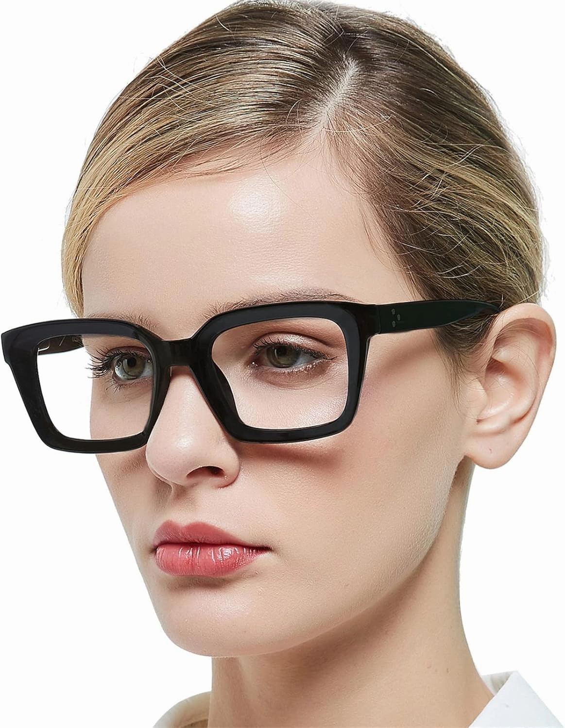 MARE AZZURO Blue Blocking Eyewear Women Stylish Computer Eyeglasses Black Gaming Glasses for Female No Magnification