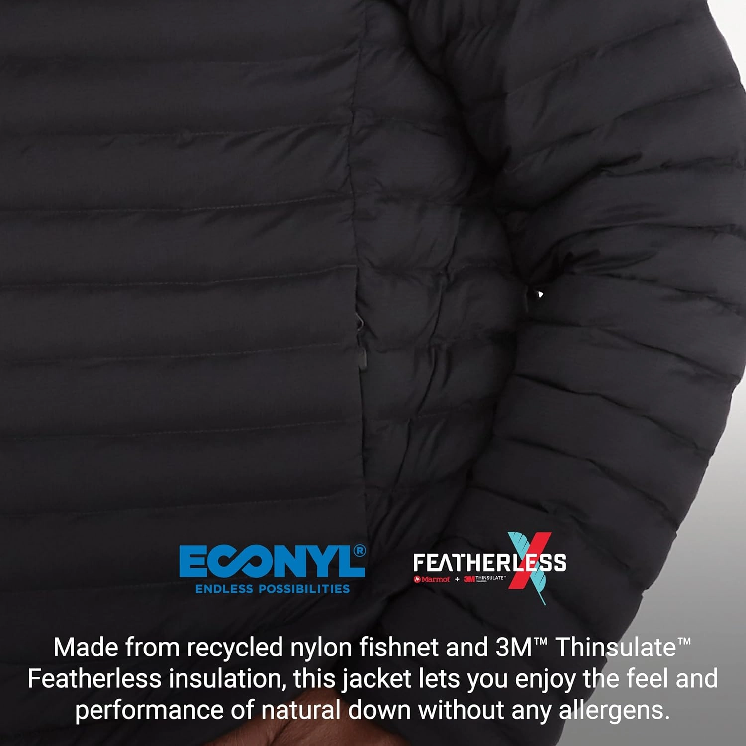 MARMOT Men's Echo Featherless Jacket- Lightweight Down Alternative Puffer Coat