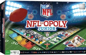 MasterPieces NFL-Opoly Junior Board Game, Collector's Edition Set, for 2-4 Players, Ages 6 