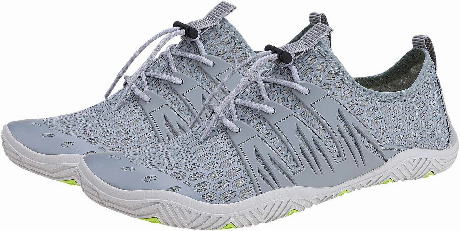 MAYZERO Water Shoes Men Women Swim Surf Shoes Beach Pool Shoes Wide Toe Hiking Aqua Shoes Winter House Slippers