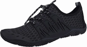 MAYZERO Water Shoes Men Women Swim Surf Shoes Beach Pool Shoes Wide Toe Hiking Aqua Shoes Winter House Slippers