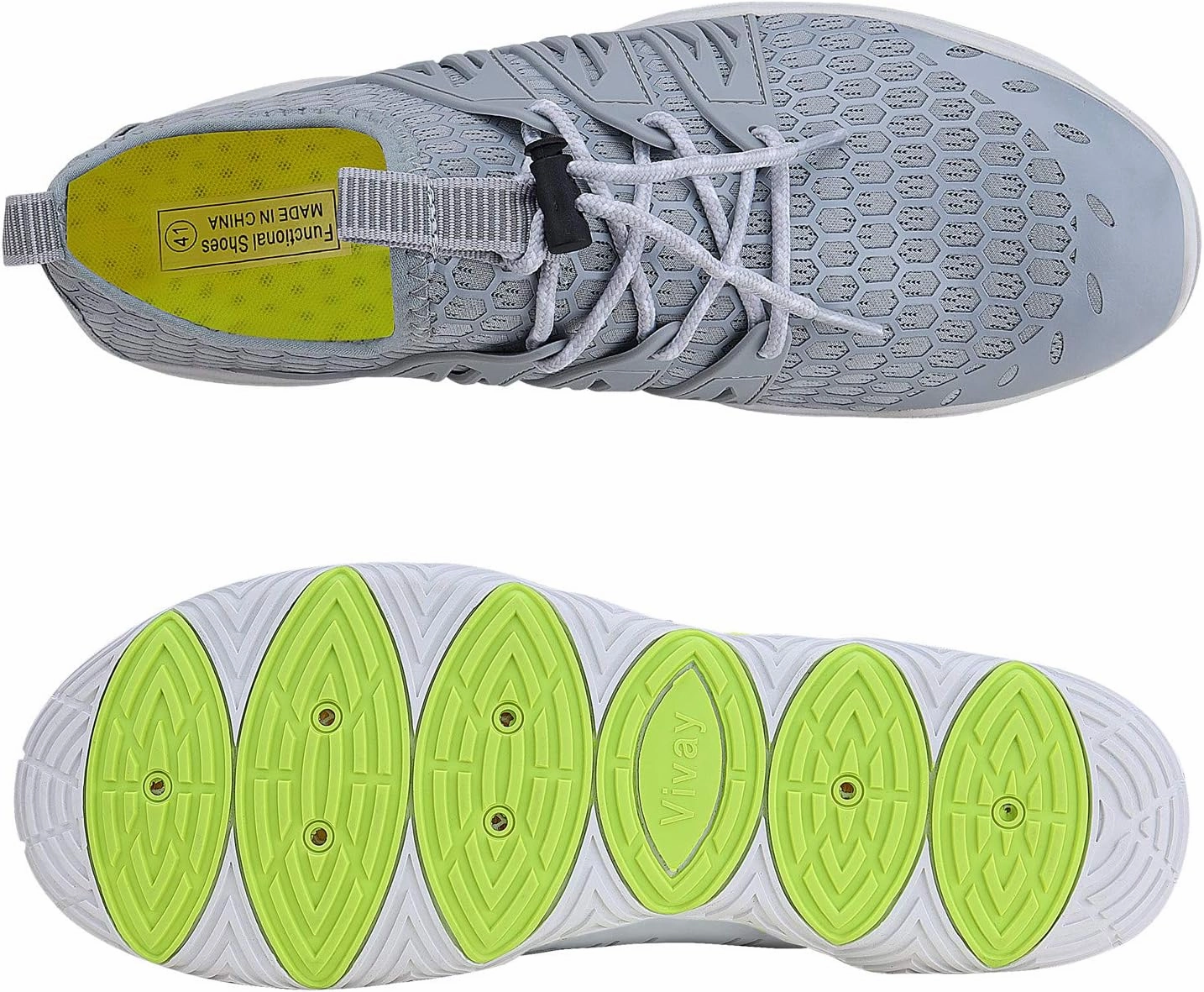 MAYZERO Water Shoes Men Women Swim Surf Shoes Beach Pool Shoes Wide Toe Hiking Aqua Shoes Winter House Slippers