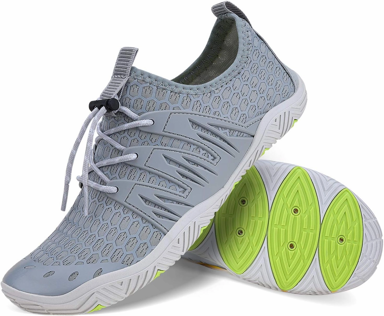MAYZERO Water Shoes Men Women Swim Surf Shoes Beach Pool Shoes Wide Toe Hiking Aqua Shoes Winter House Slippers