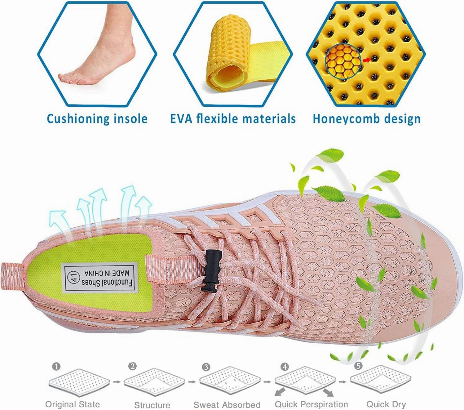 MAYZERO Water Shoes Men Women Swim Surf Shoes Beach Pool Shoes Wide Toe Hiking Aqua Shoes Winter House Slippers