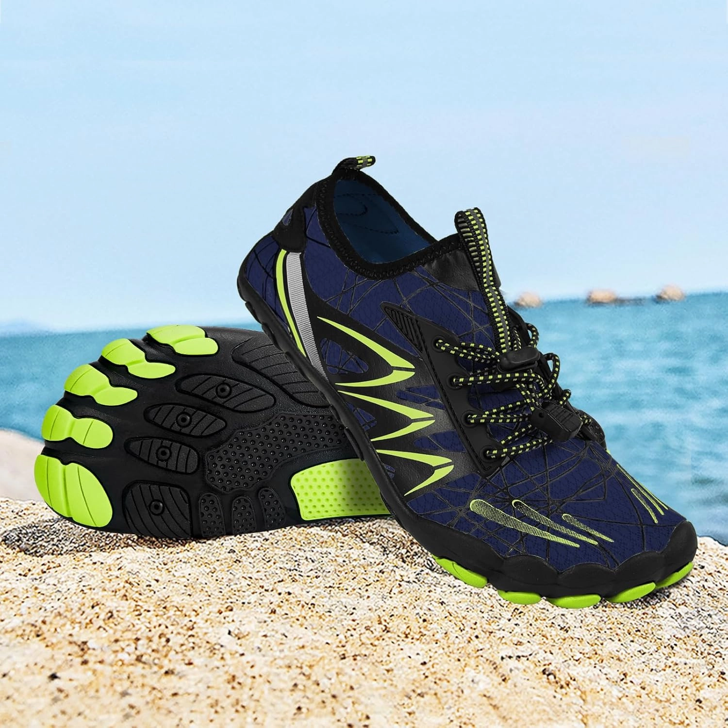 Mens Womens Water Sport Shoes Barefoot Quick-Dry Aqua Socks for Beach Swim Surf Yoga Exercise
